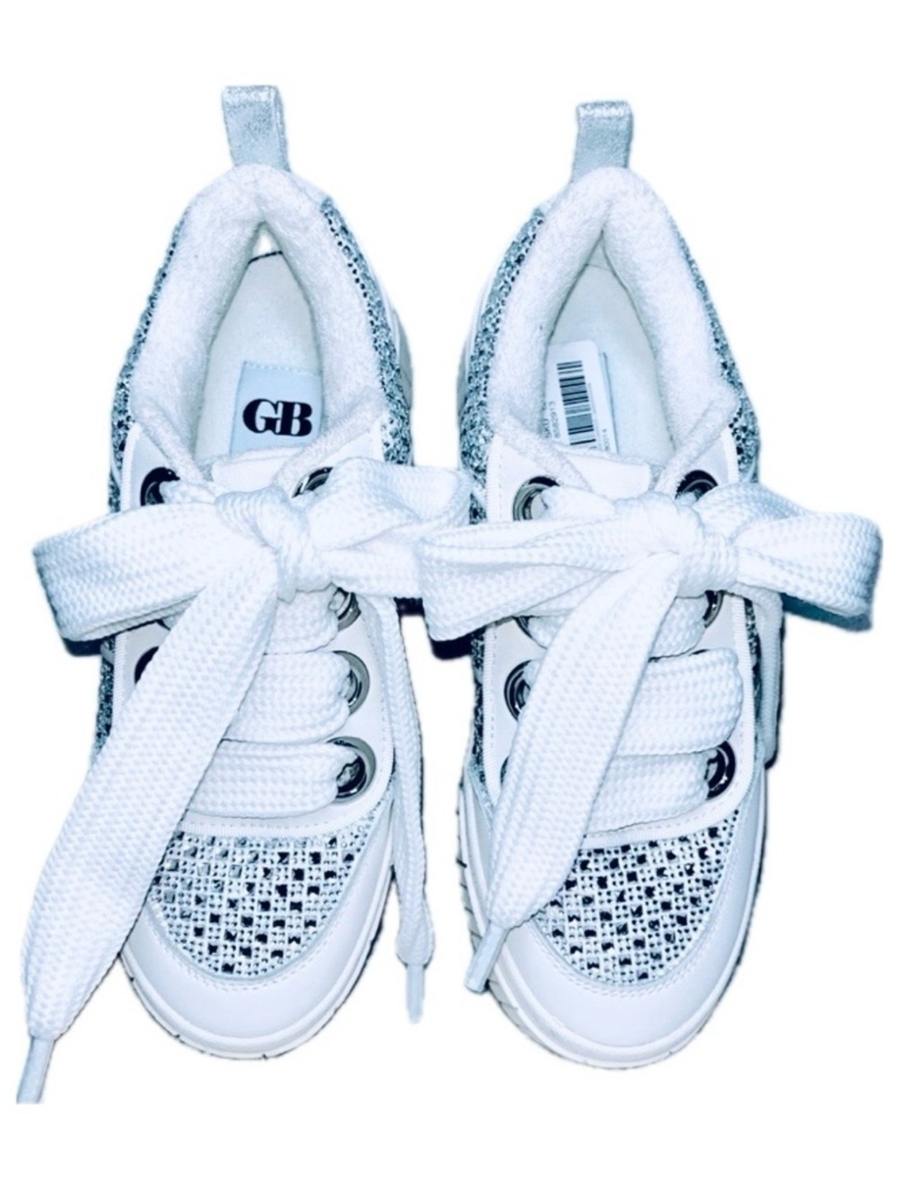 Gianni Bini Rhinestone Platform Sneakers